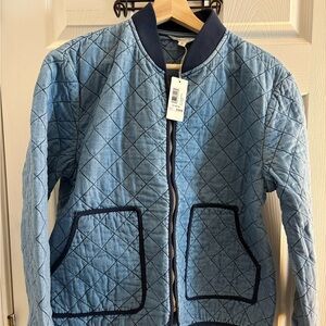 johnnie-O Blue Quilted Jacket